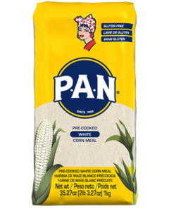HARINA PAN MAIZ BLANCO SIN GLUTEN 1 KG