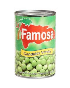 LA FAMOSA GUANDULES VERDES 15OZ.