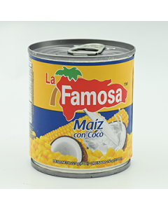 LA FAMOSA MAIZ CON COCO 8 OZ