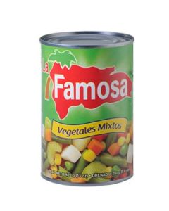 LA FAMOSA VEGETALES MIXTOS 15 OZ