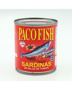 PACO FISH SARDINAS C/TOMATE 7.6 OZ